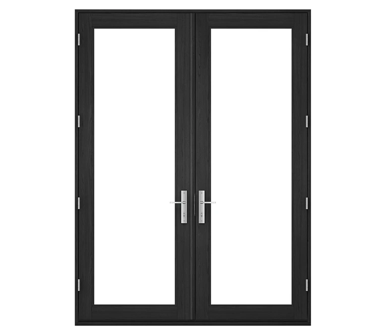 Pella Reserve Contemporary Wood Hinged Patio Door in Madison